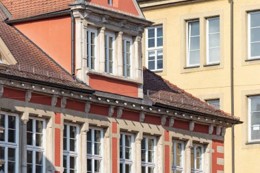 Güney Almanya 'daki tarihi yapı binalarının cepheleri