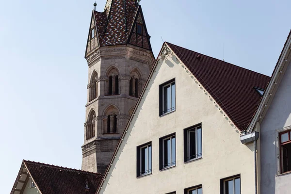 Fassaden Historischer Fachwerkhäuser Süddeutschland — Stockfoto