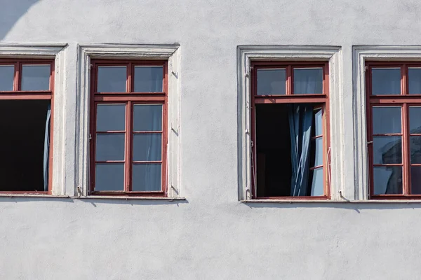 Façades Bâtiments Ossature Historique Allemagne Sud — Photo