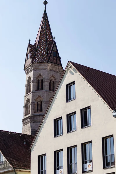 Fasady Historycznych Budynków Szkieletowych Południowych Niemczech — Zdjęcie stockowe