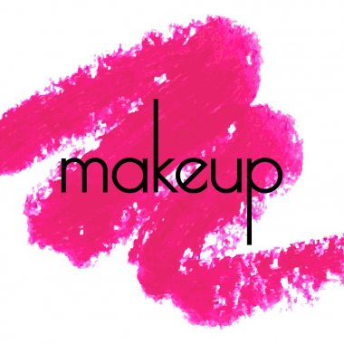 Sanat Tasarım ruj kontur poster.