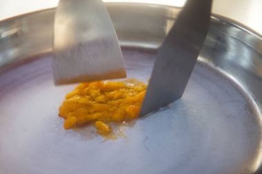 Dondurma yemek adımları rulo