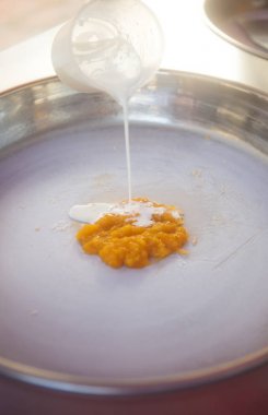 Dondurma yemek adımları rulo