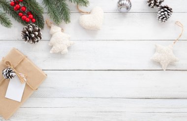 Süslemeli Noel arkaplanı