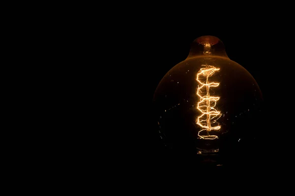 Spiraal kunstlicht met de ronde vorm lamp — Stockfoto