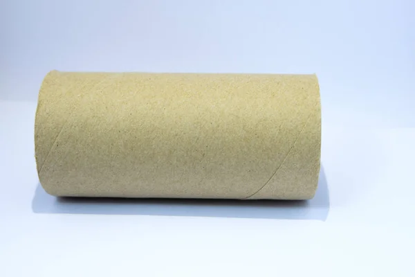 Tissue paper core with the white background — Stock Photo, Image