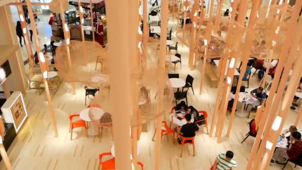 Bangkok Tailandia Diciembre 2017 Siam Paragon Food Court Los Empresarios — Vídeos de Stock