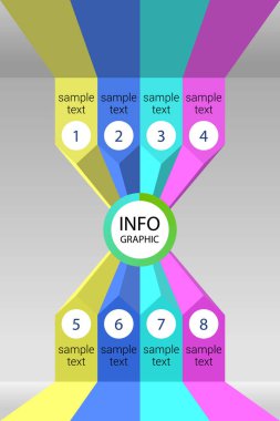 Infographic 3d tasarım
