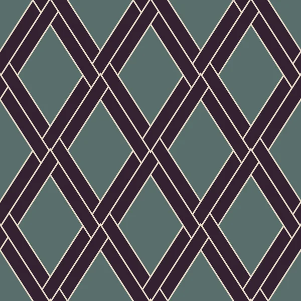 Estilo de moda de cor vintage. Padrão sem costura vetorial. Textura moderna e elegante. Repetindo fundo geométrico. Grade hexagonal listrada. Design gráfico linear . — Vetor de Stock