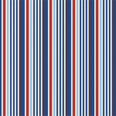 ABD tarzı kırmızı ve mavi çizgili arka kapağında renk ve ve kumaş
