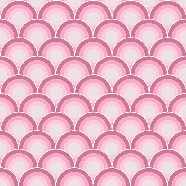 Японский сладкий розовый вектор круга бесшовный — стоковый вектор