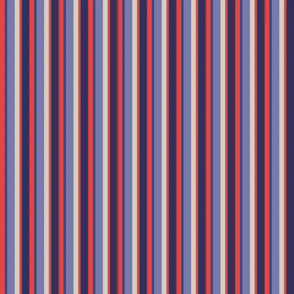 Usa Color style seamless stripes pattern. Abstract vector — Stock Vector