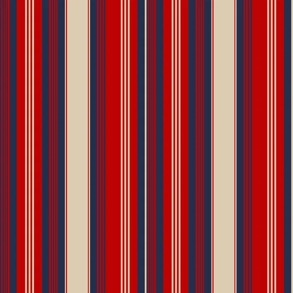 Color usa style seamless stripes pattern. Abstract vector backgr — Stock Vector