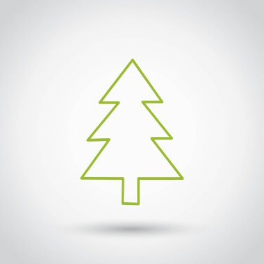 Noel ağacı simgesini 