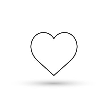 Kalp simgesi. Aşk sembolü.