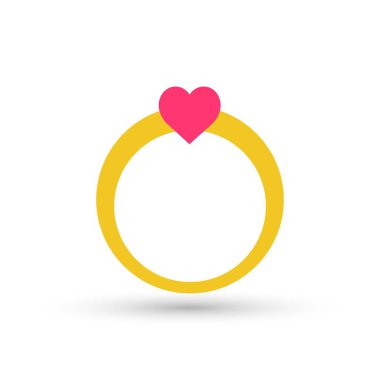 Kalp yüzük simgesi