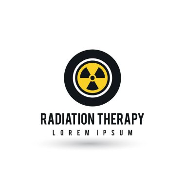 Radyasyon tedavisi tıbbi logosu