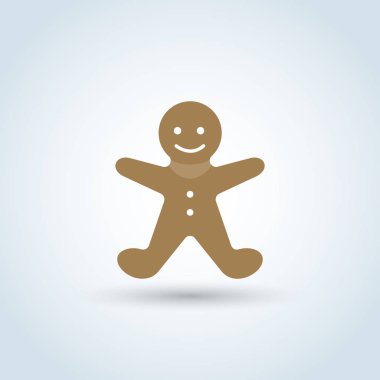 Zencefilli kurabiye adam kurabiye simgesi 