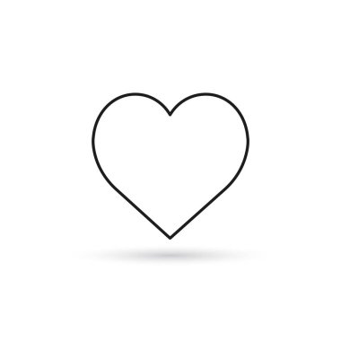 Kalp simgesi. Aşk sembolü.