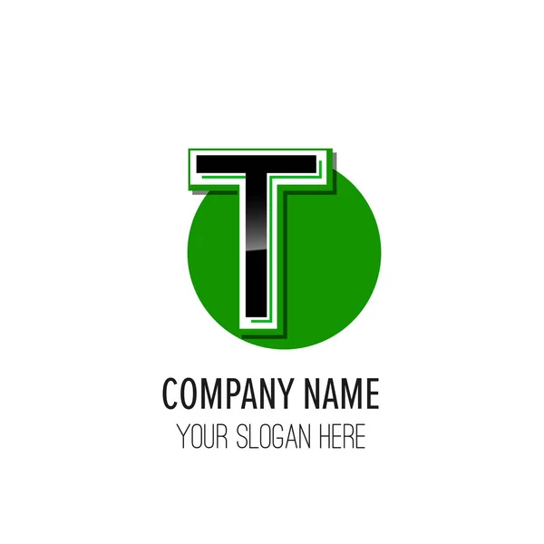 Ícone do logotipo carta — Vetor de Stock