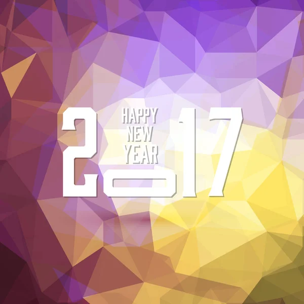 Happy new year 2017 — Stock Vector