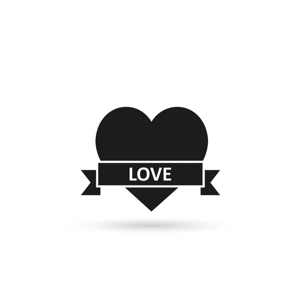 Heart Icon. Love symbol. — Stock Vector