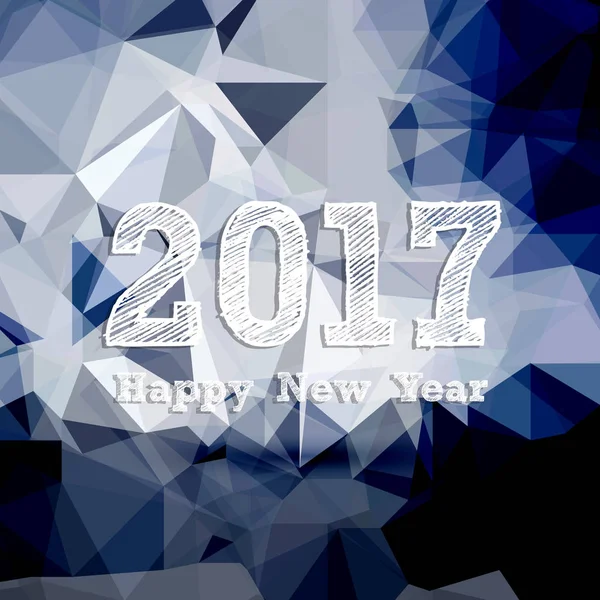 Feliz año nuevo 2017 — Vector de stock