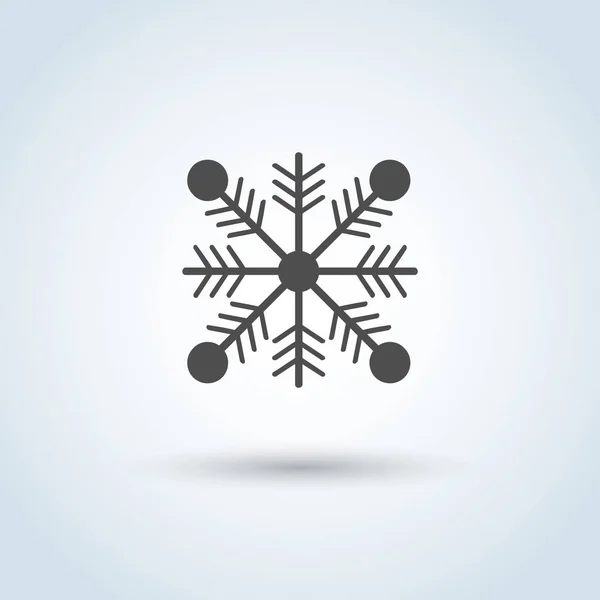 Symbole icône flocon de neige — Image vectorielle