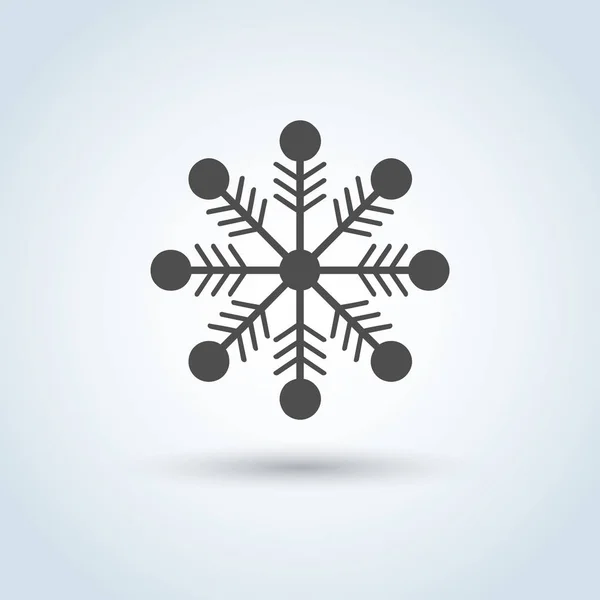 Copo de nieve icono símbolo — Archivo Imágenes Vectoriales
