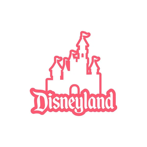 Disneyland Ribbon banner — Stock Vector