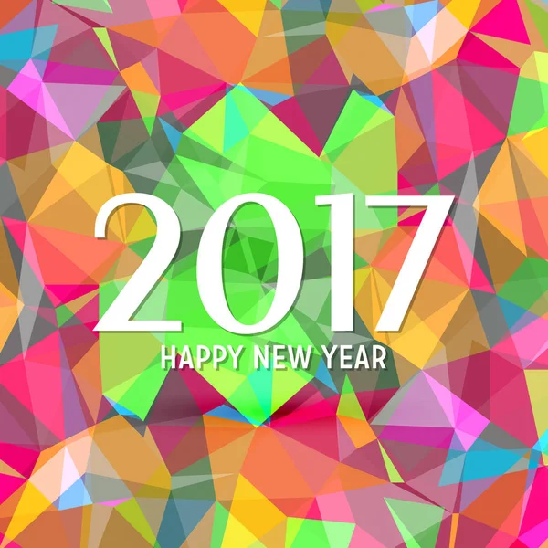 Feliz año nuevo 2017 — Vector de stock