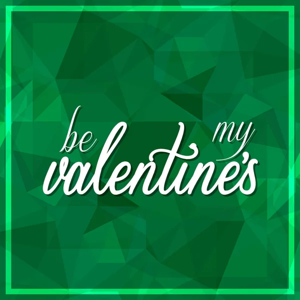 Romantikus Valentin-nap-üdvözlőlap — Stock Vector