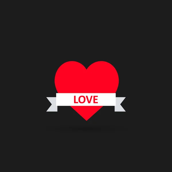 Икона сердца. Символ любви . — стоковый вектор
