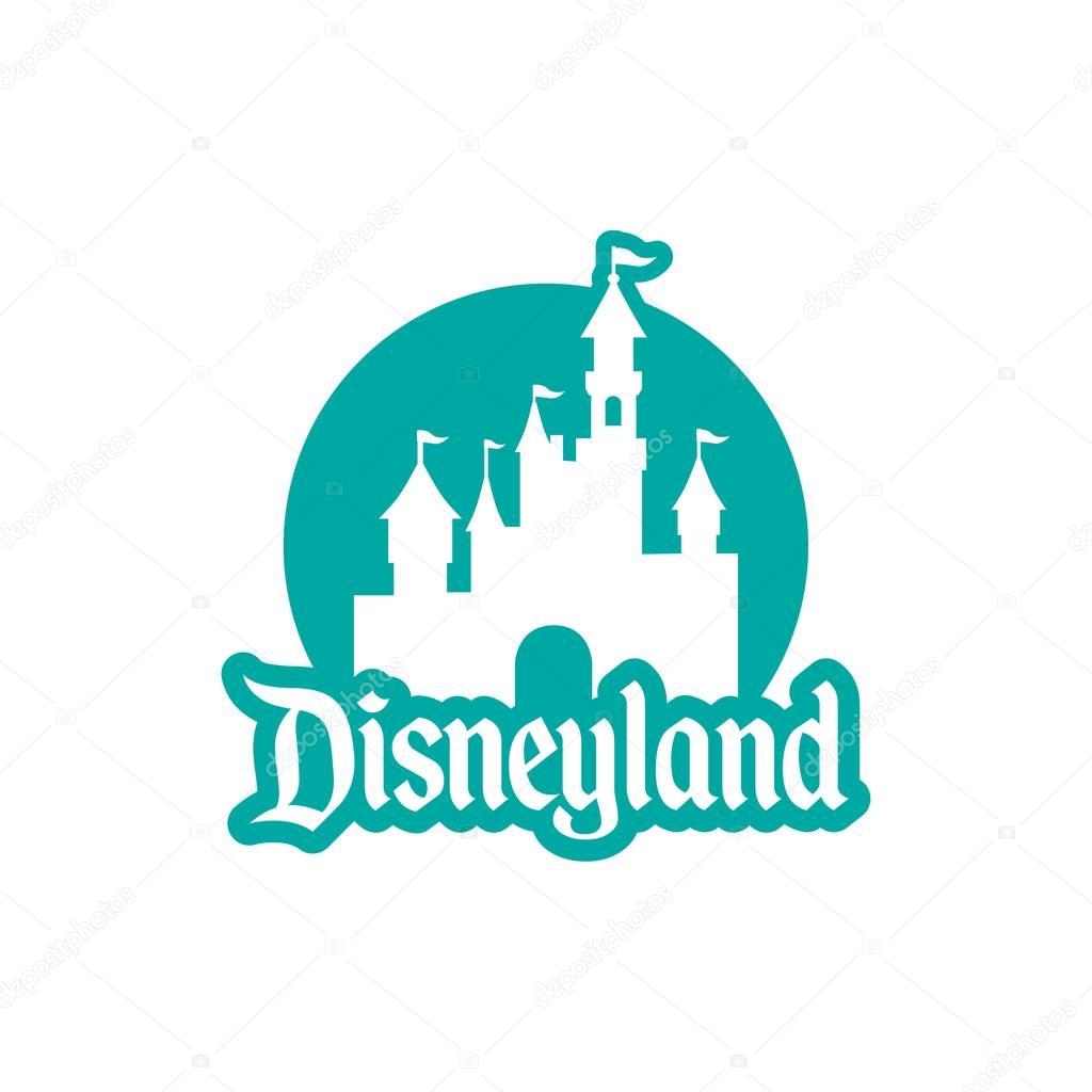 Disneyland Ribbon banner .  vector icon