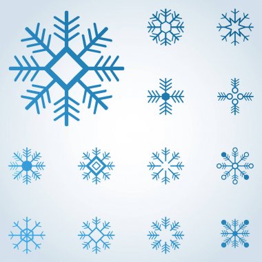 kar tanesi simgesi simgesi