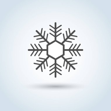 kar tanesi simgesi simgesi