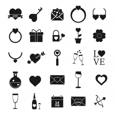 Sevgililer Günü simgeleri dizisi