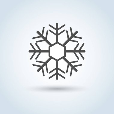 kar tanesi simgesi simgesi