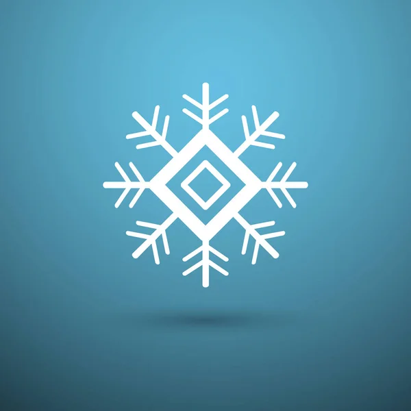 Sneeuwvlok pictogram symbool — Stockvector