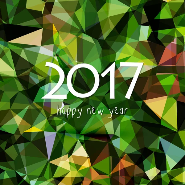 Happy new year 2017 — Stock Vector