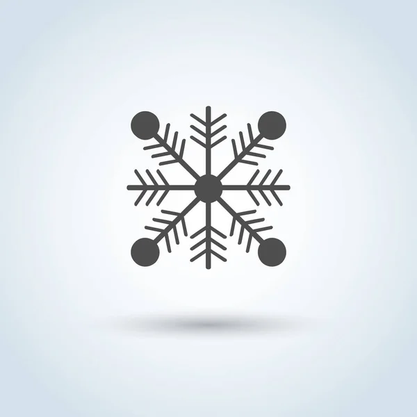 Symbole icône flocon de neige — Image vectorielle