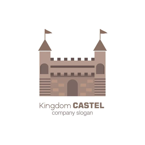 Abstracte kasteel logo — Stockvector