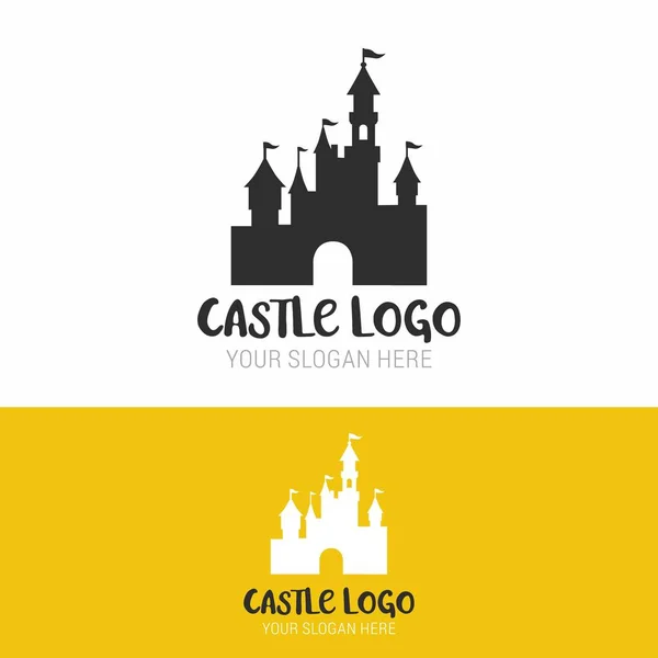 Logotipo abstracto castillo — Archivo Imágenes Vectoriales