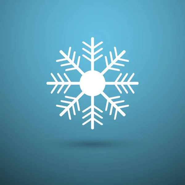Snöflinga ikon symbol — Stock vektor