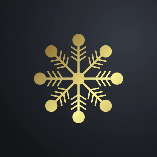 Εικονίδιο σύμβολο της νιφάδας χιονιού — Διανυσματικό Αρχείο