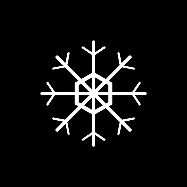 Snowflake icon  symbol — Stock Vector