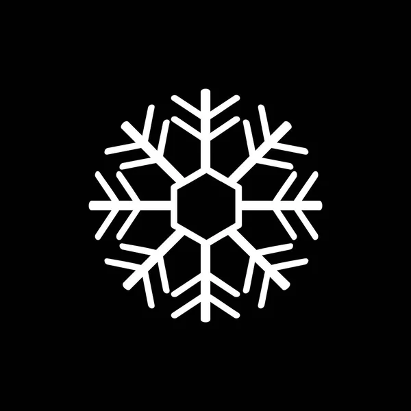 Sneeuwvlok pictogram symbool — Stockvector