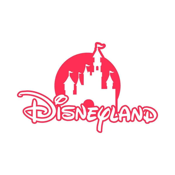 Banner de fita da Disneylândia — Vetor de Stock