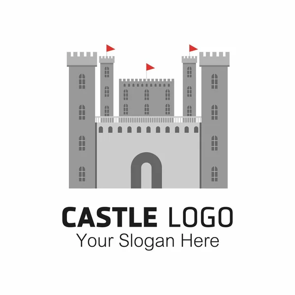 Abstraktes Schloss-Logo — Stockvektor