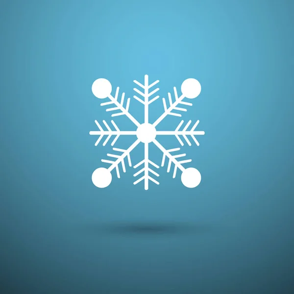 Snöflinga ikon symbol — Stock vektor